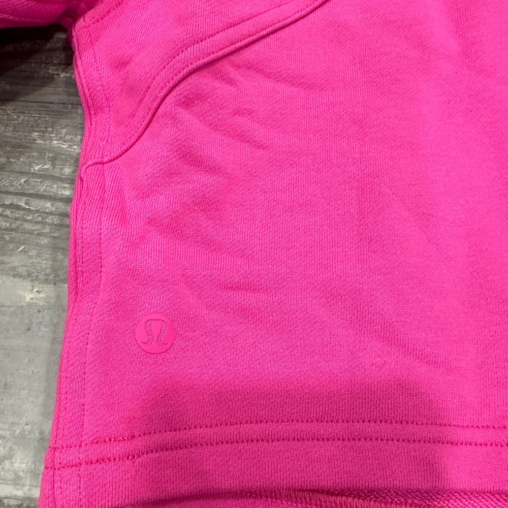 NEW with tags Lululemon All Yours Cropped Hoodie Sonic Pink - Picture 2 of 10